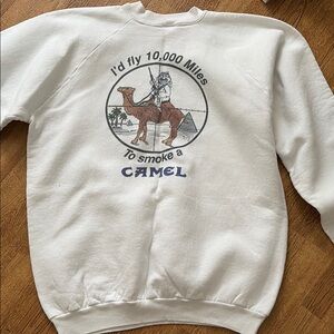 Fruit of the Loom White Sweatshirt